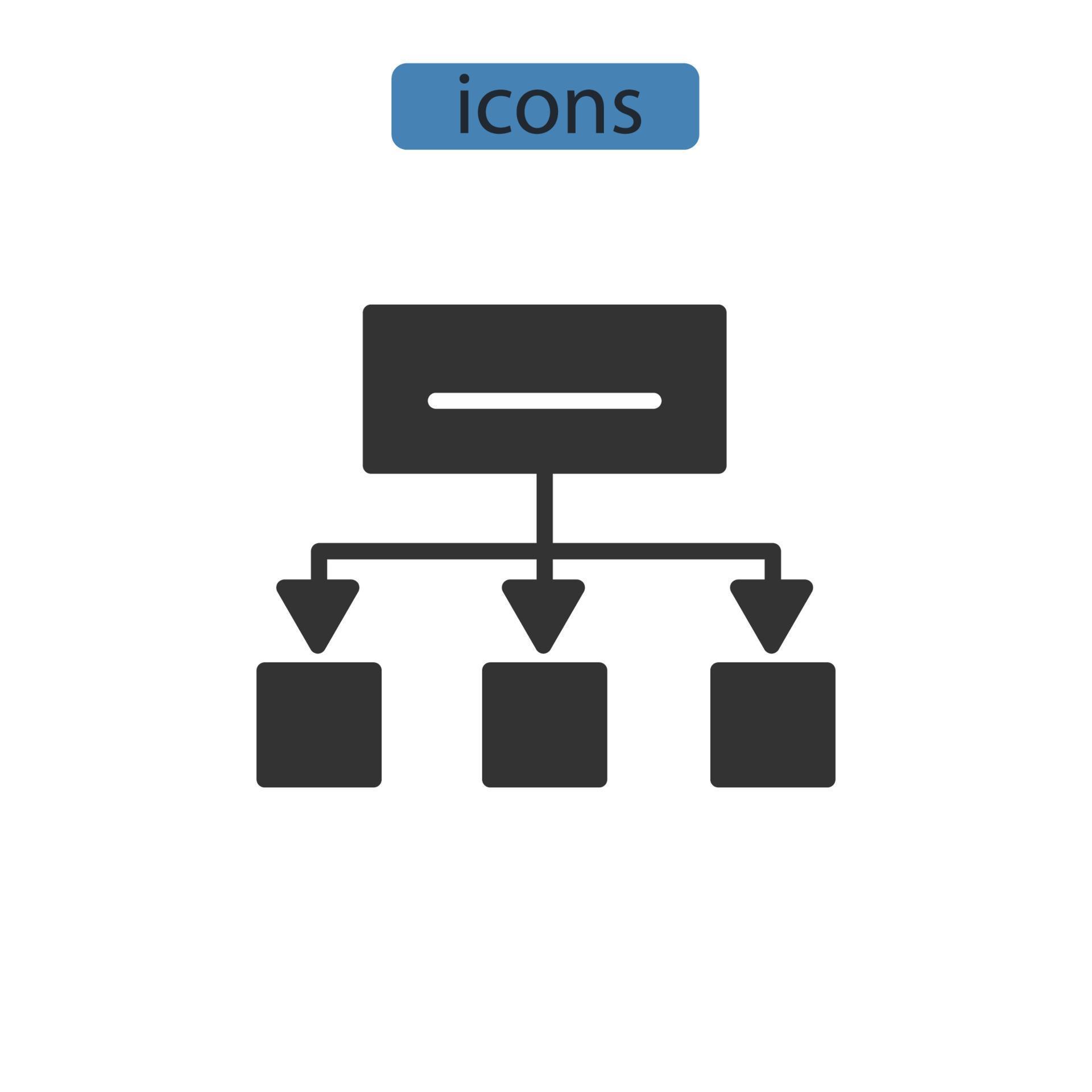 Clustering icons symbol vector elements for infographic web 10253908 ...