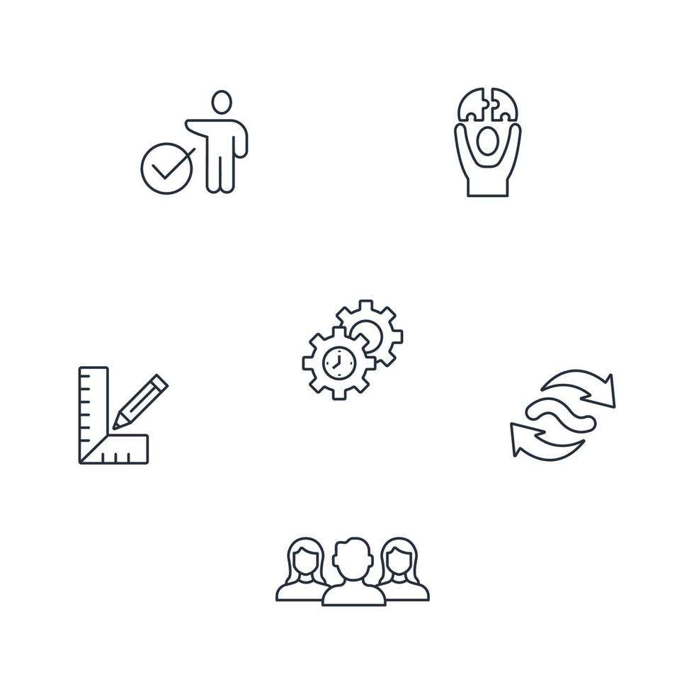 Full-time equivalent icons set . Full-time equivalent pack symbol vector elements for infographic web