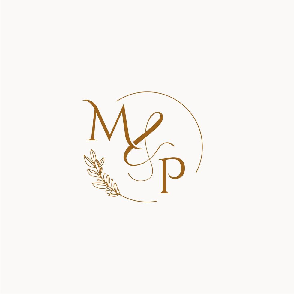 Wedding Logo Design Wedding Monogram Wedding Logo PM MP 