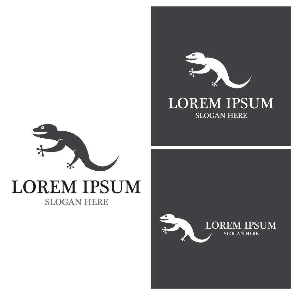 Lizard logo vector template illustration