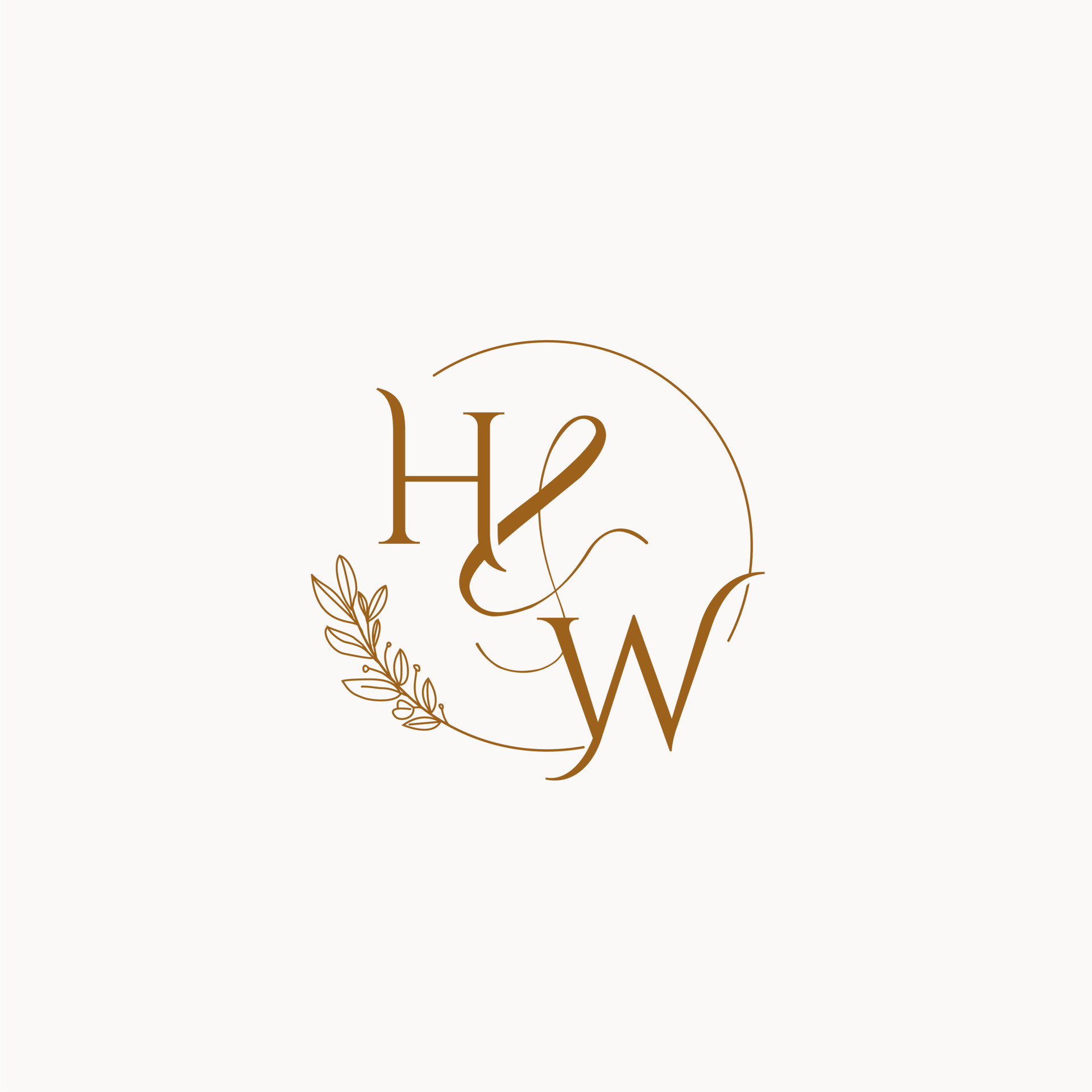 HW Logo Design Vector Template. Initial Linked Letter HW Vector  Illustration Royalty Free SVG, Cliparts, Vectors, and Stock Illustration.  Image 138876127.