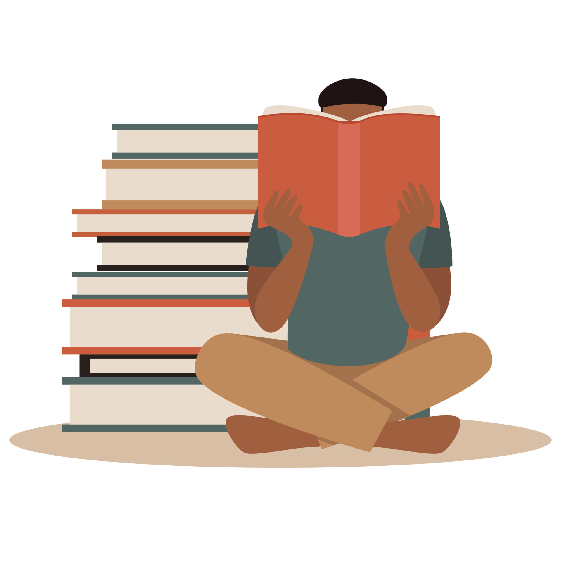 Young man student in doubt, thinking and studying vector illustration. Cartoon guy character standing near bookshelf with books, has question, person opening book to read answer isolated on white 10255760 Vector Art Young man student in doubt, thinking and studying vector illustration. Cartoon guy character standing near bookshelf with books, has question, person opening book to read answer isolated on white 10255760 Vector Art