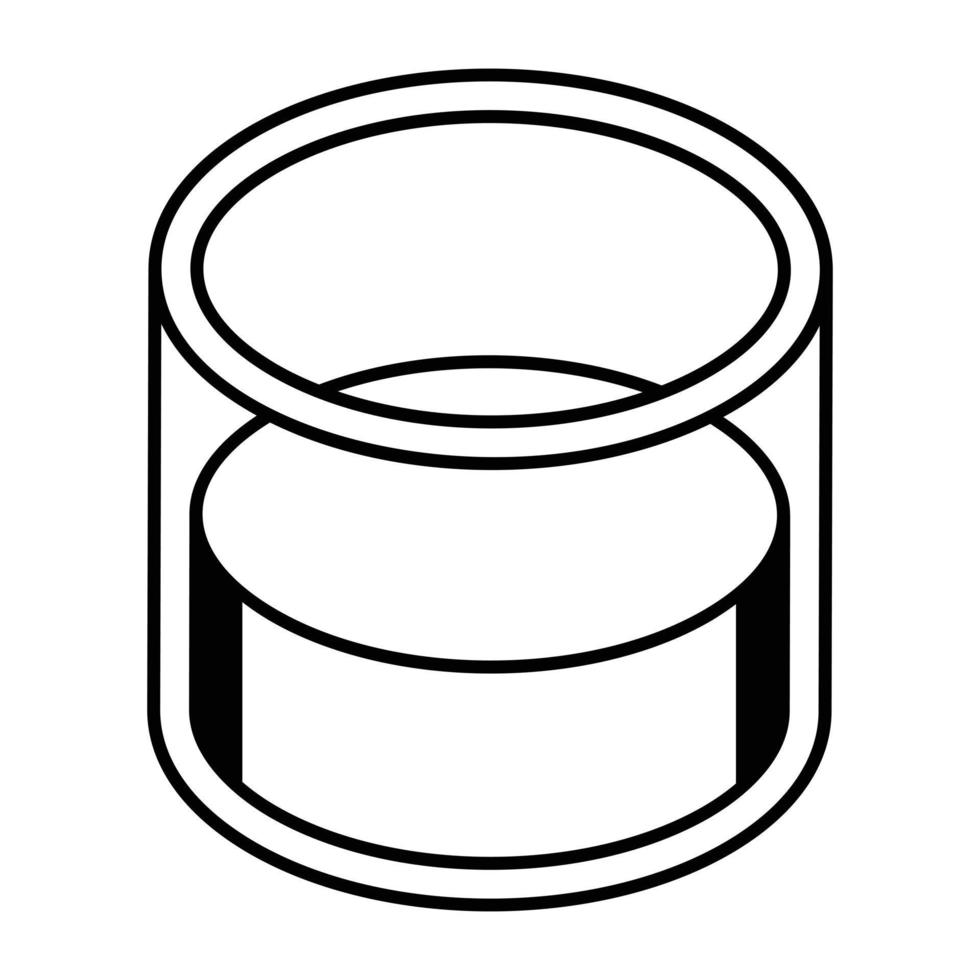 A liquid medicine isometric icon design vector
