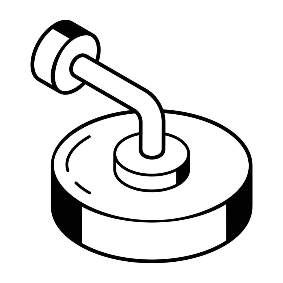 A modern line icon of operation light vector