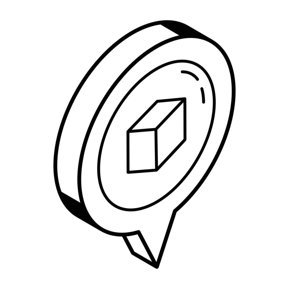 A model chat line icon download vector