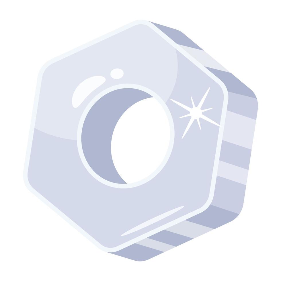 An icon of but in flat design vector