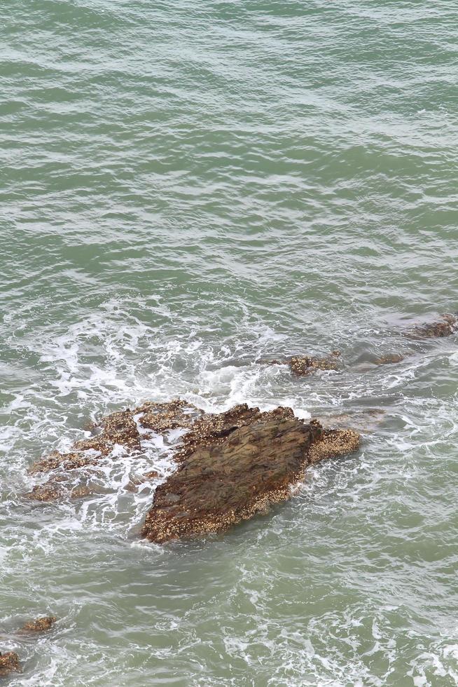 Stones on the tropical beach photo