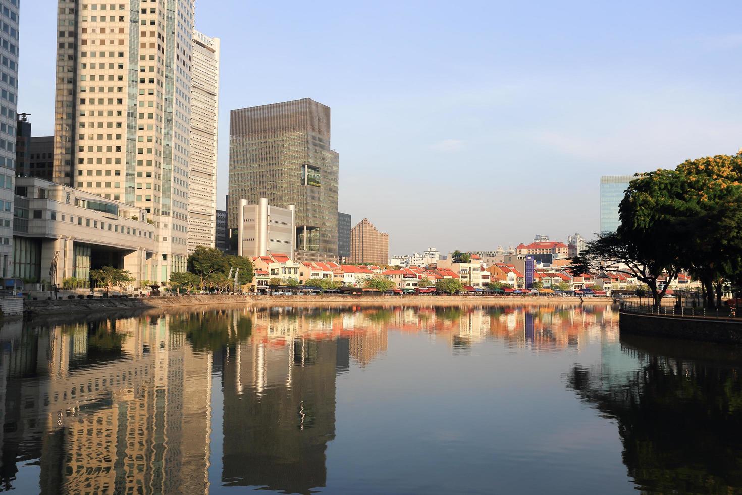 Skyline of Singapore business district, Singapore photo