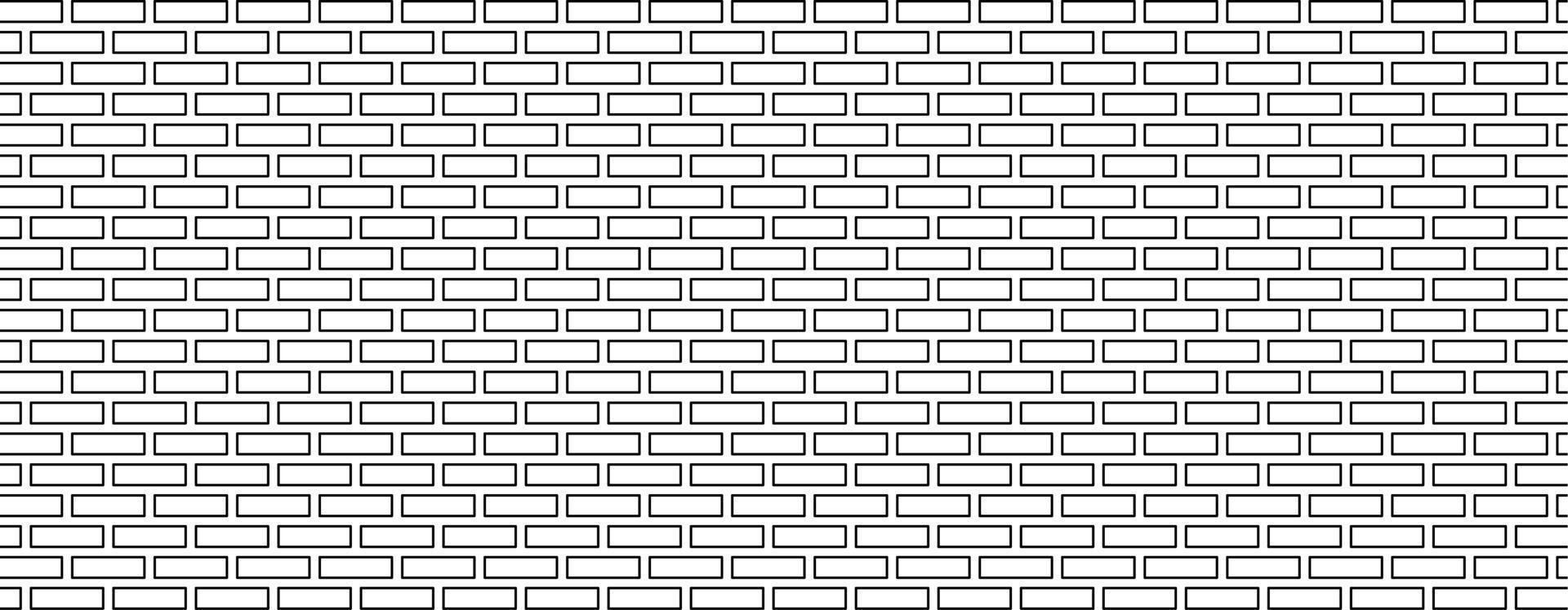 seamless pattern line brick wall vector