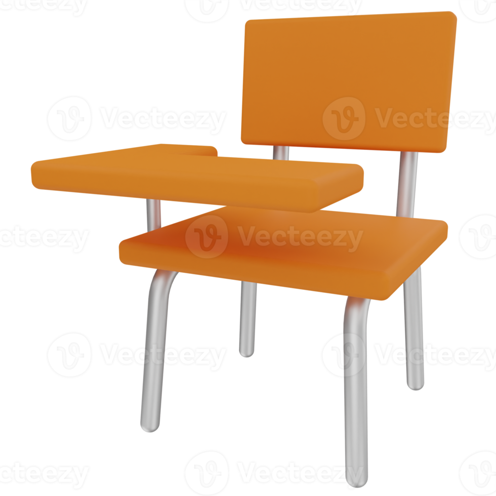 Student Chair 3D Illustration png
