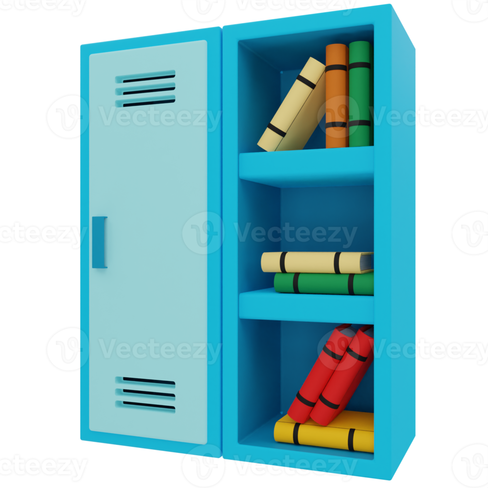 Lockers 3D Illustration png