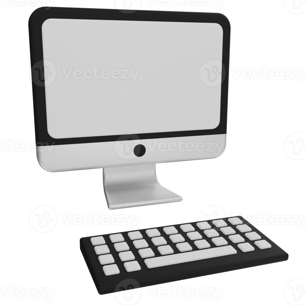 Computer 3D Illustration png