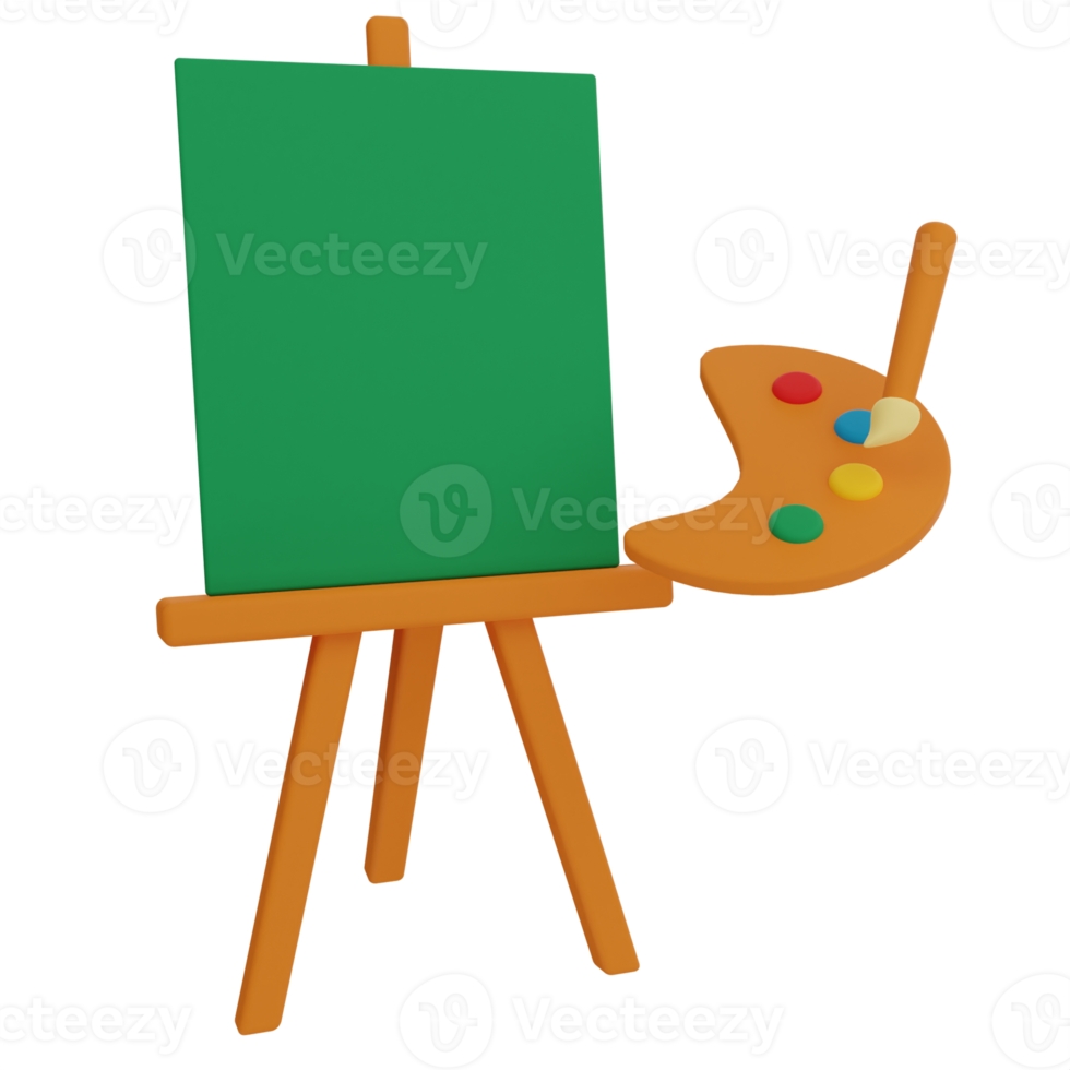 Art Class 3D Illustration png