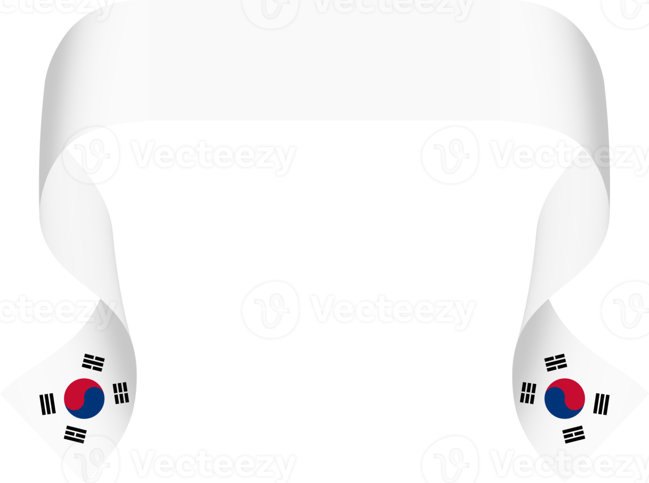 koreanska flaggan band självständighetsdagen prydnad png