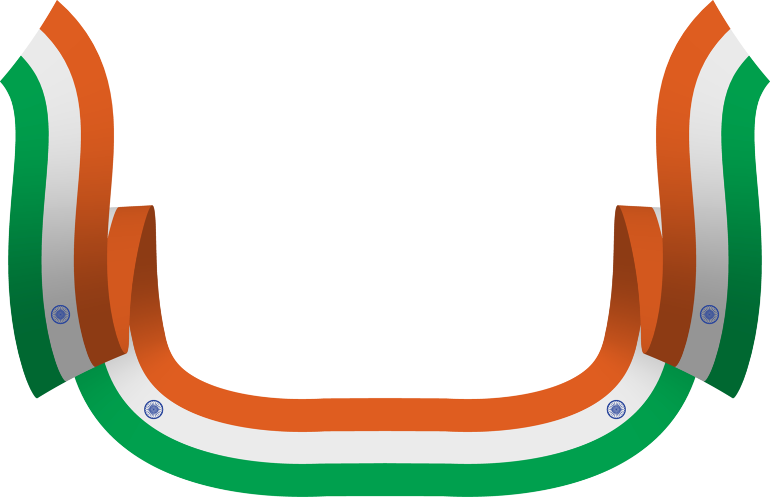 indiase vlag lintbanner png
