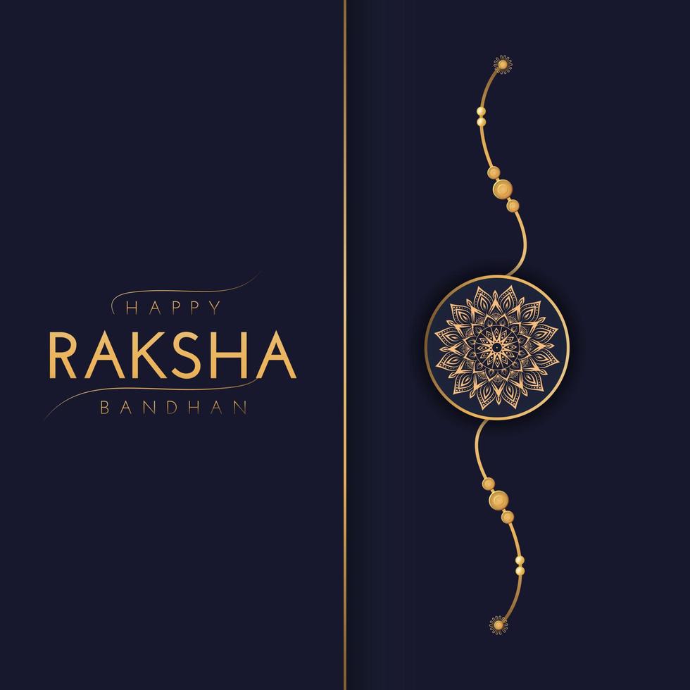 publicación en redes sociales de raksha bandhan vector