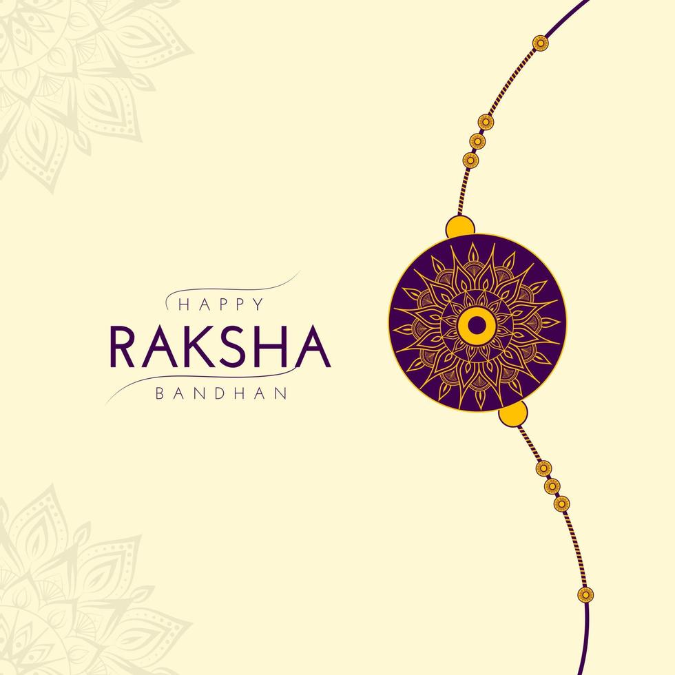 Raksha Bandhan Social Media Post vector