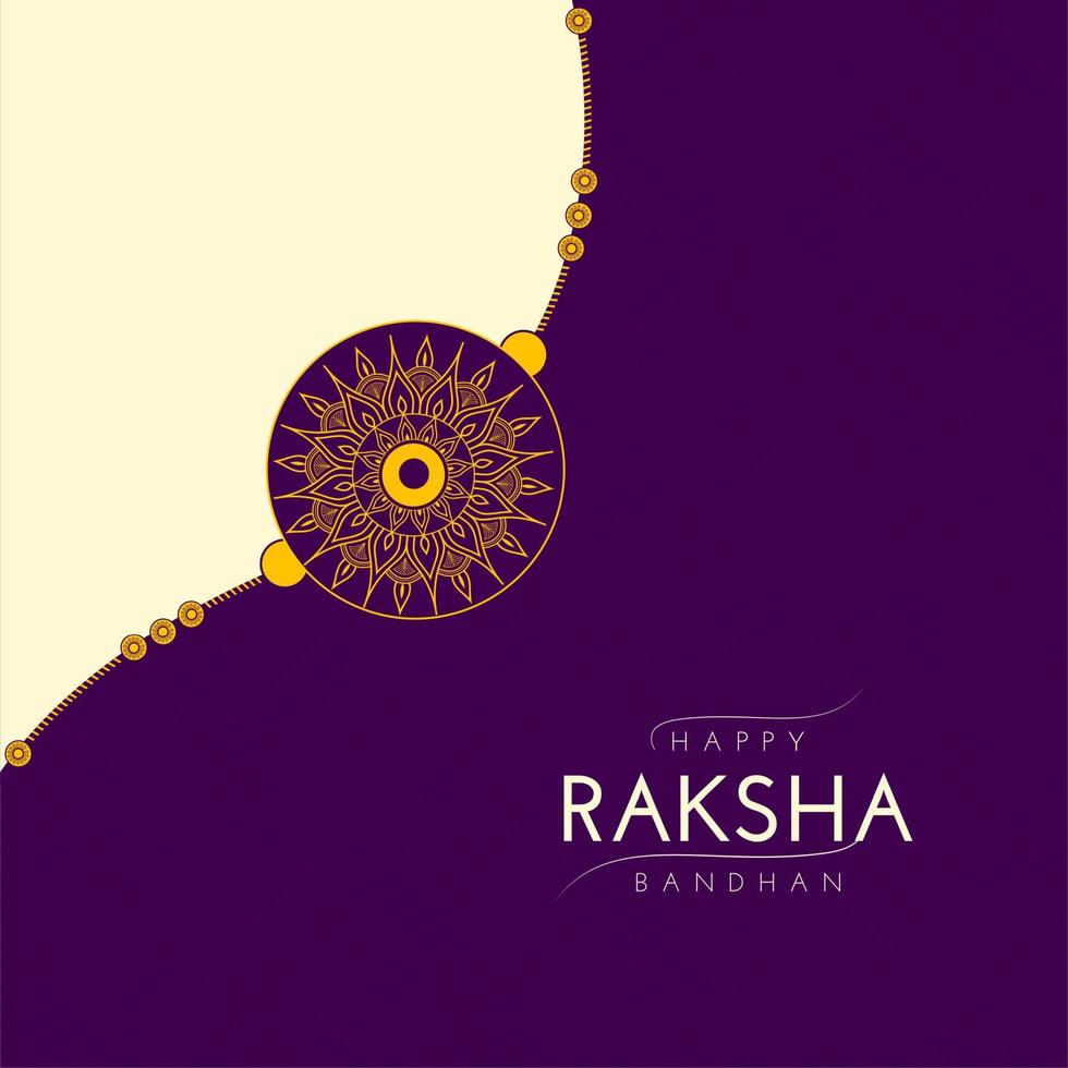 publicación en redes sociales de raksha bandhan vector