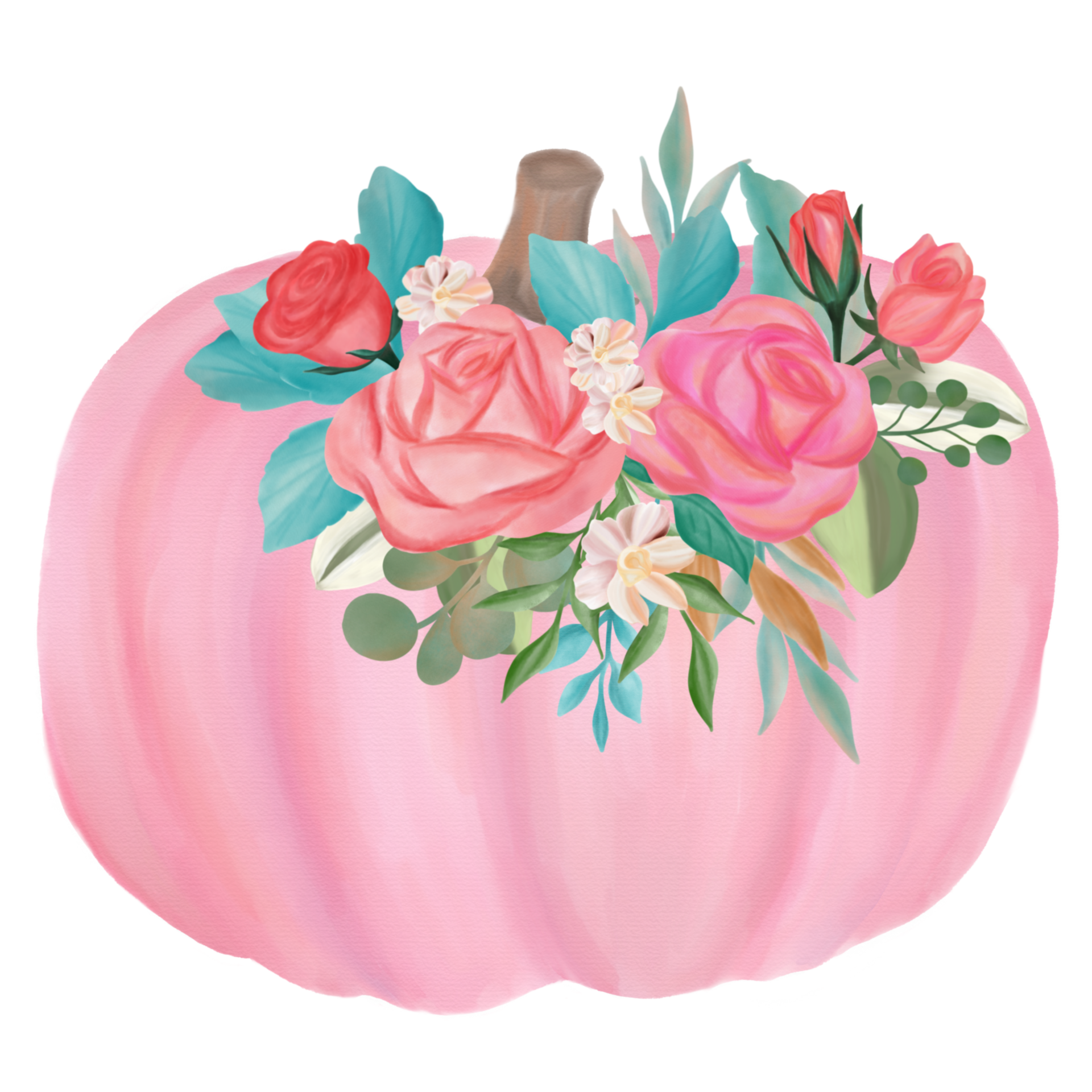 Free Pink fall pumpkin with flower bouquet watercolor 10260434 PNG with Transparent Background Free Pink fall pumpkin with flower bouquet watercolor 10260434 PNG with Transparent Background
