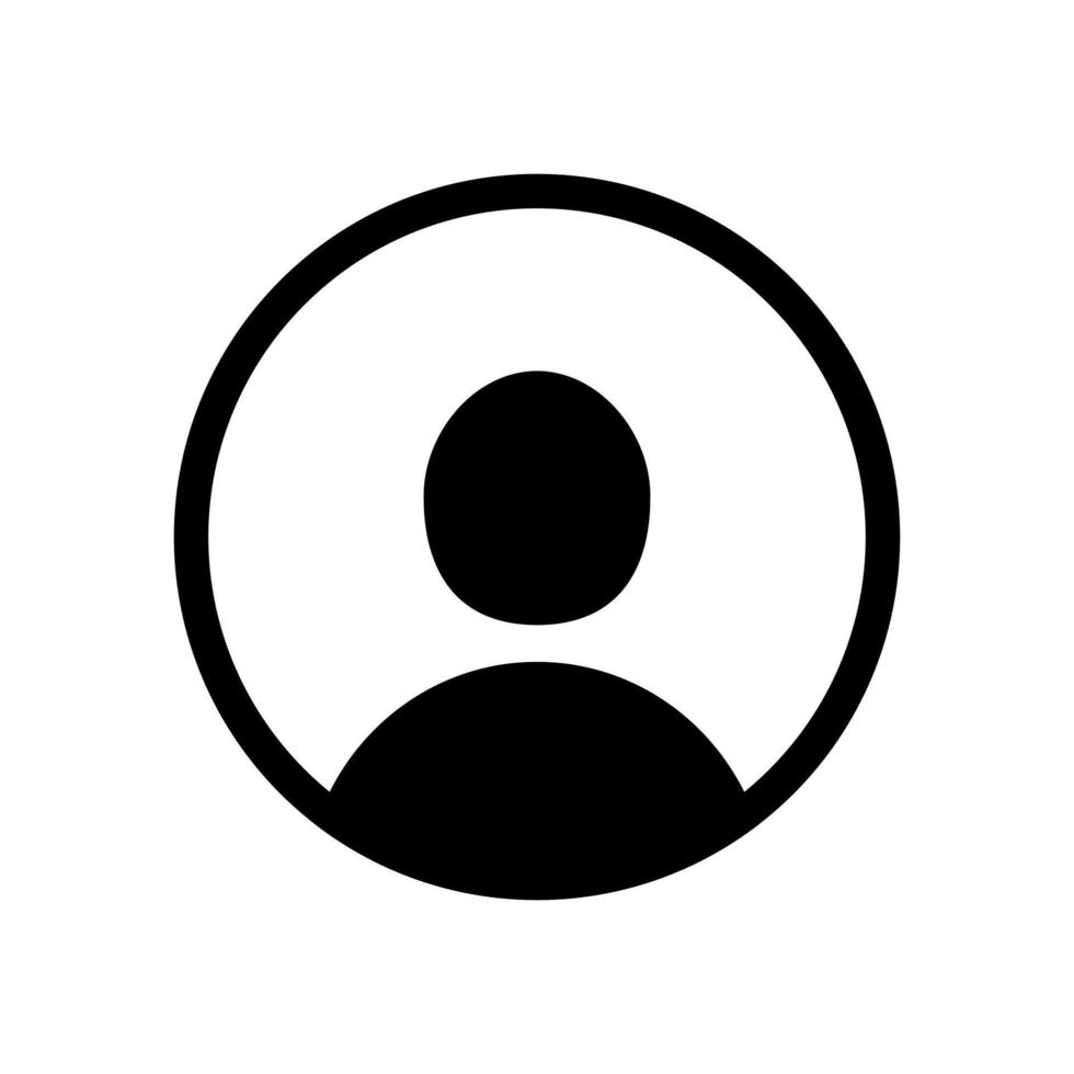Default avatar profile icon of social media user in clipart style vector