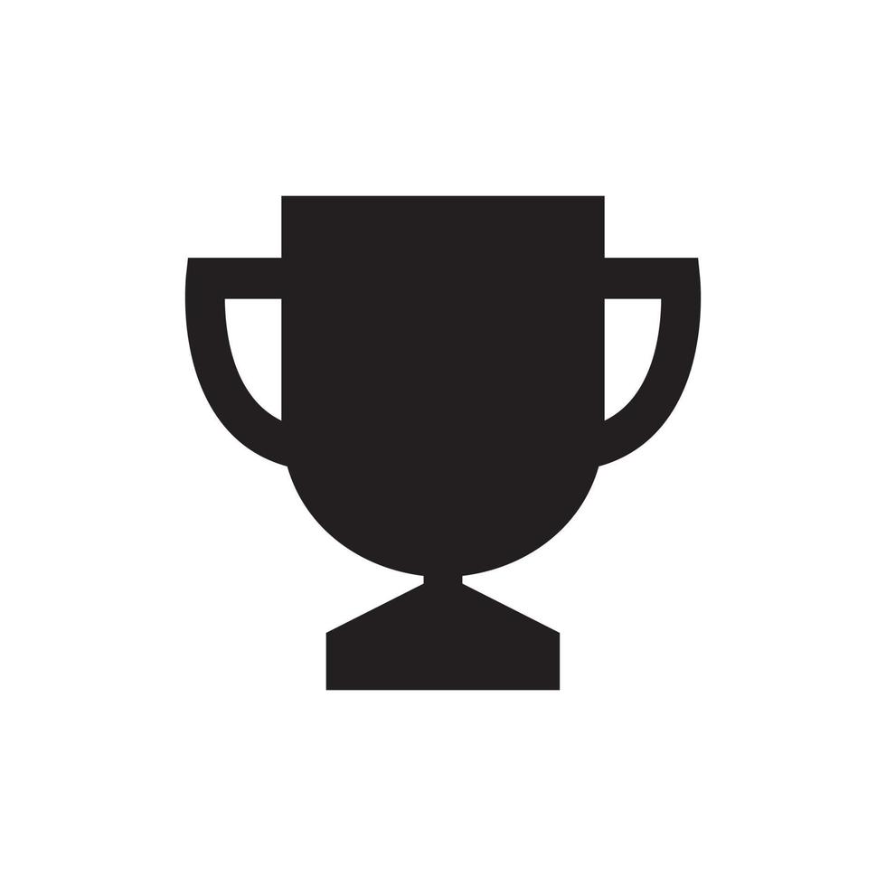 Trophy, sports cup icon vector in clipart style