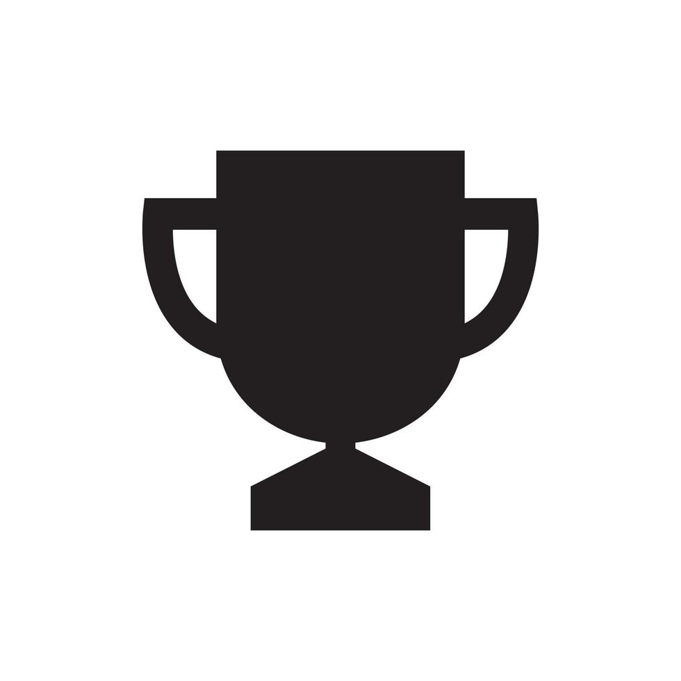 Trophy, sports cup icon vector in clipart style