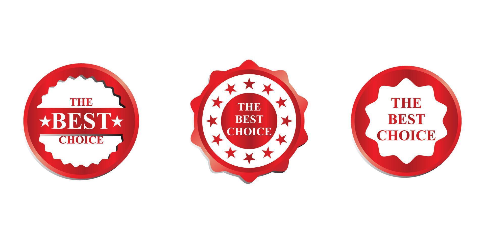 luxury red gold badge collection vector