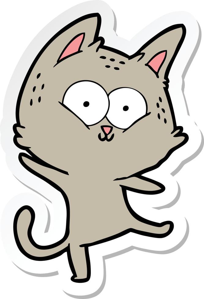 You Feel Sad Dance Doodle Vector Illustration Cute Dancing Cat Stock Vector  by ©SlyBrowney 198350862