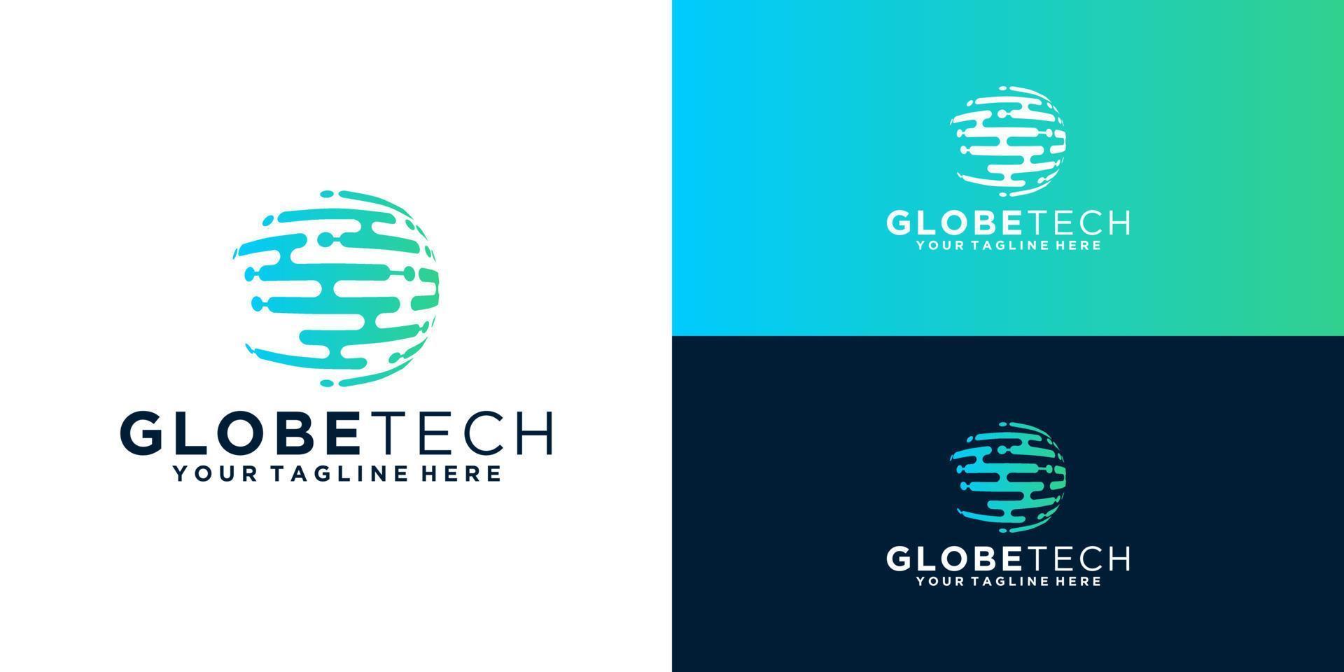 sphere,Logos, Globe, Wave, Circle, Around, Technology, World Symbol Design vector