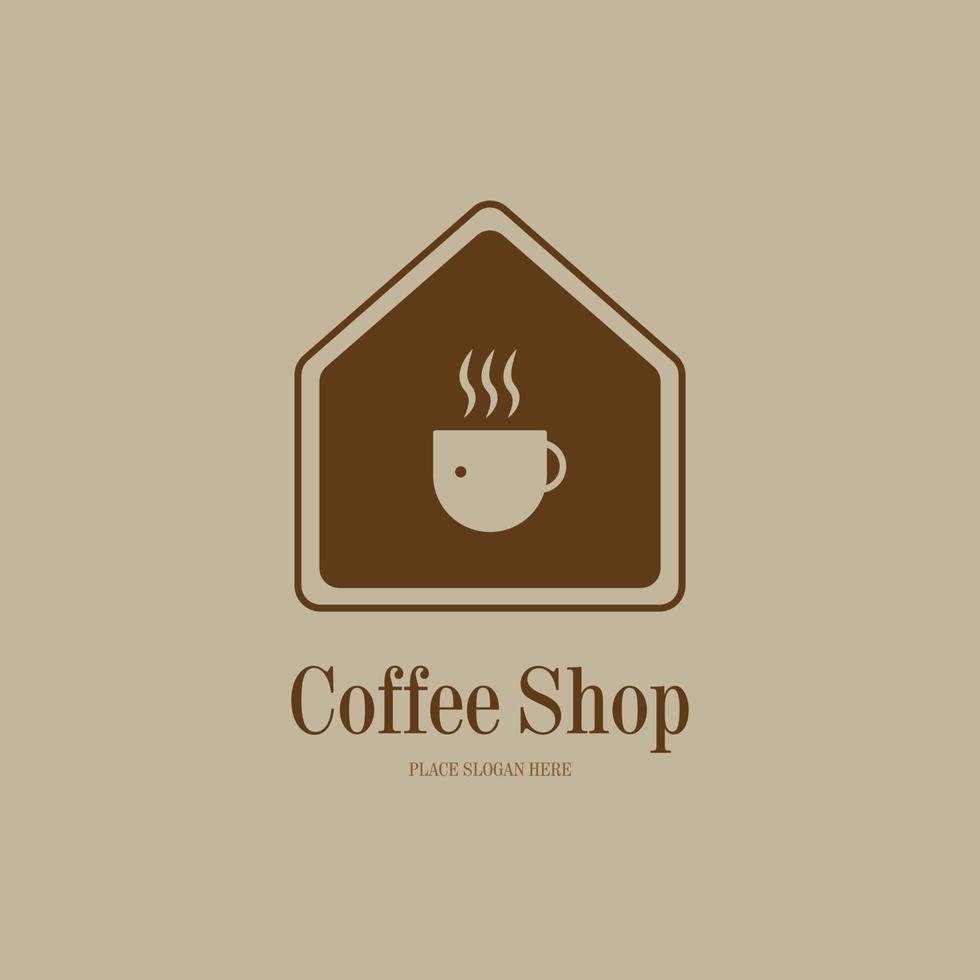 Coffee House. coffee shop logo symbol or icon template design vector