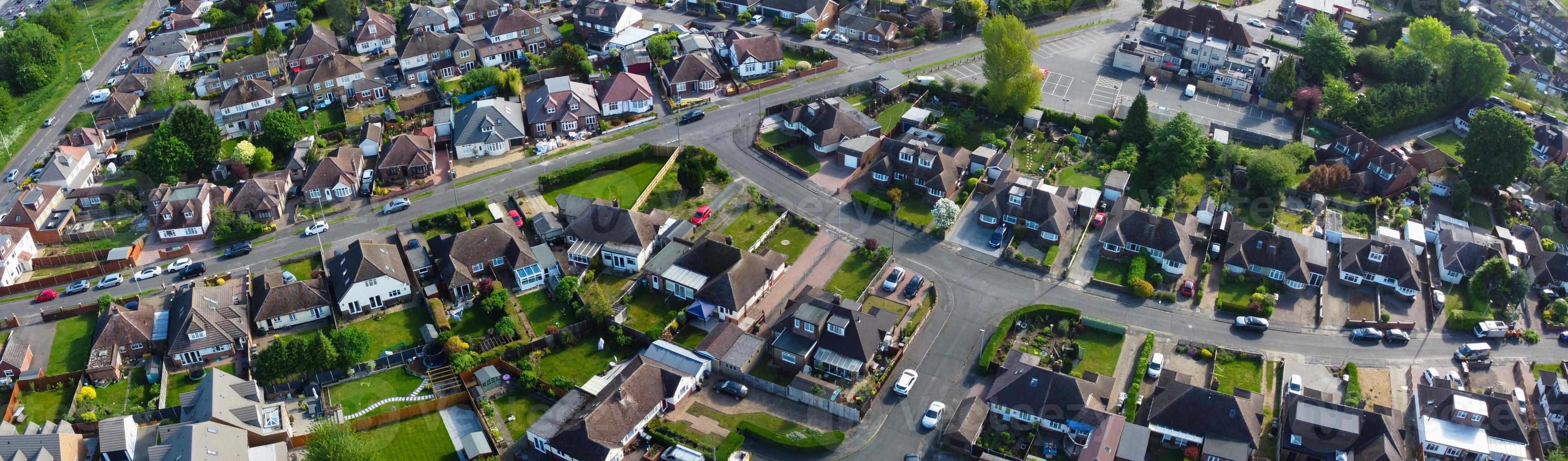 Most Beautiful Aerial Panoramic footage and High Angle View of England Great Britain, photo