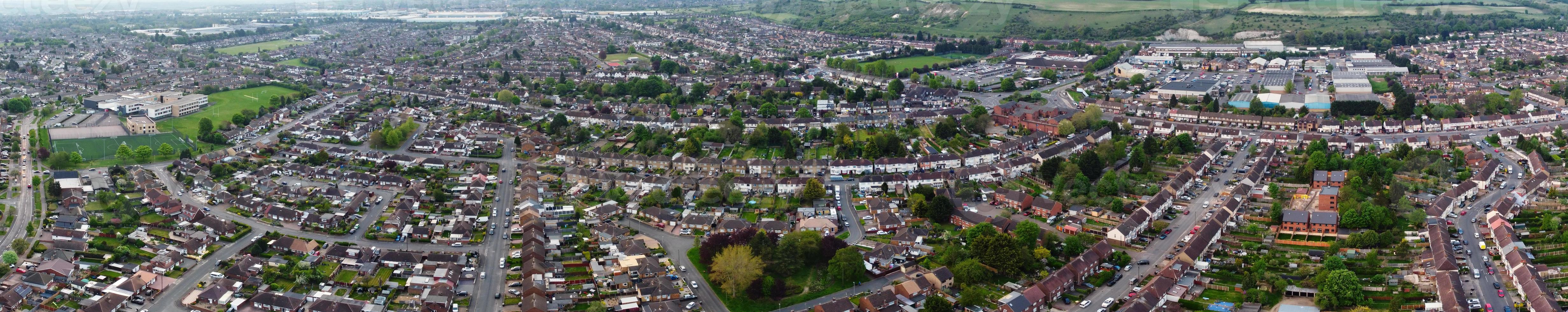 la vista panorámica más hermosa y las imágenes aéreas de inglaterra gran bretaña foto