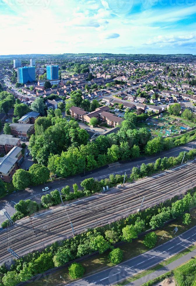 Most Beautiful Aerial Panoramic footage and High Angle View of England Great Britain, photo