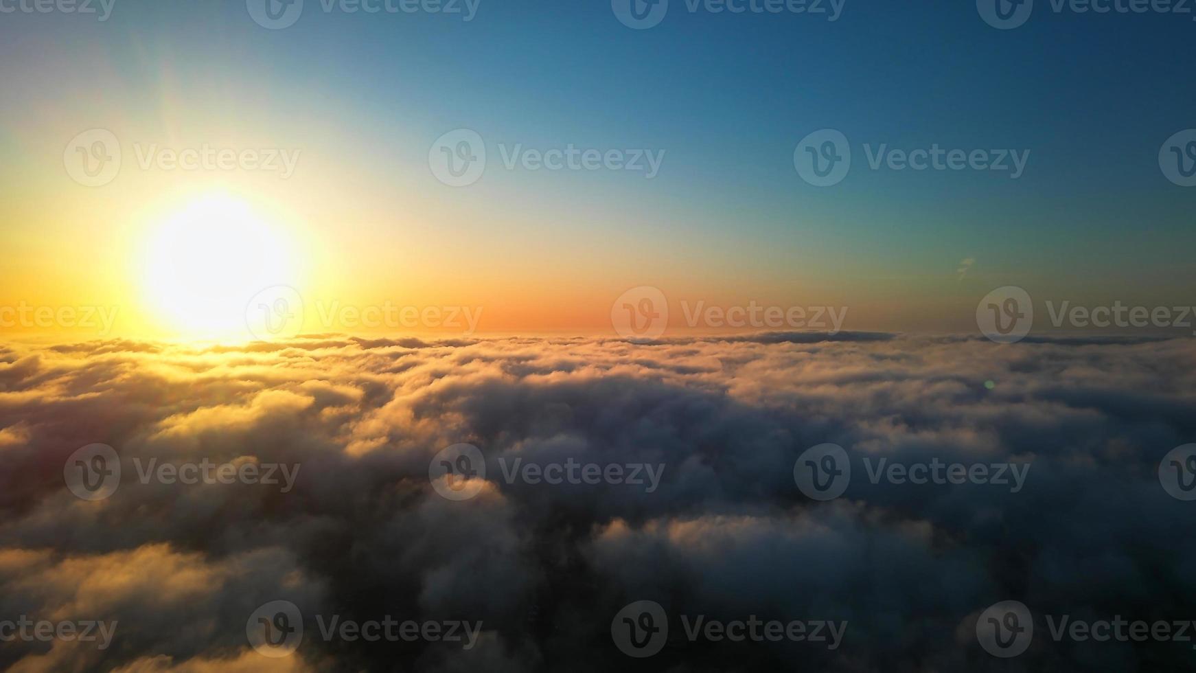Dramatic Sky and Moving Clouds over Luton Town of England. British City photo