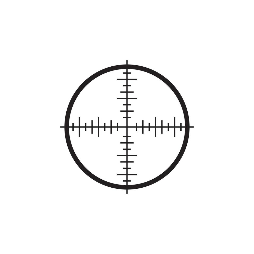 Target Scope Icon EPS 10 vector