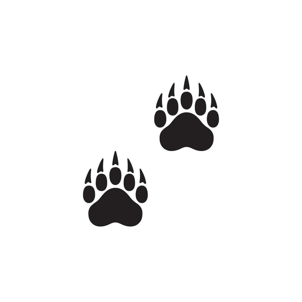 Animal Paw Icon EPS 10 vector