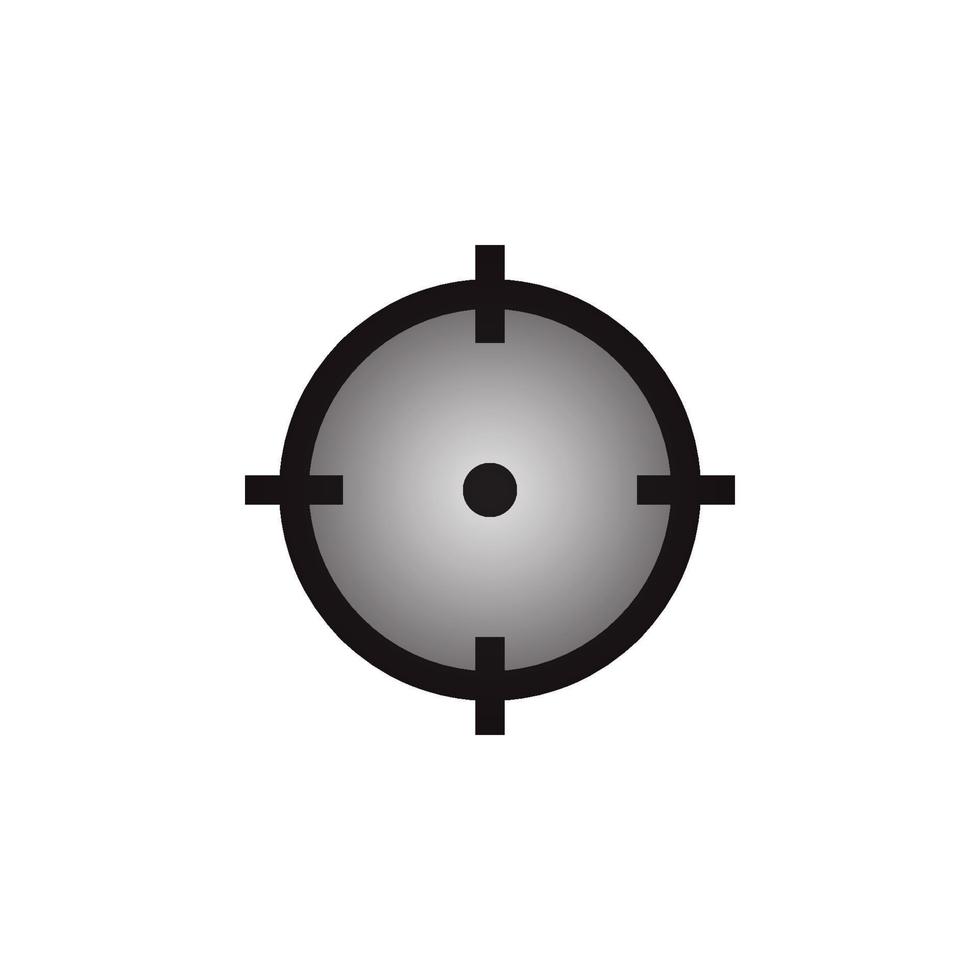Target Scope Icon EPS 10 vector