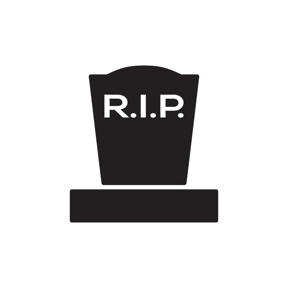 Tombstone Icon EPS 10 vector