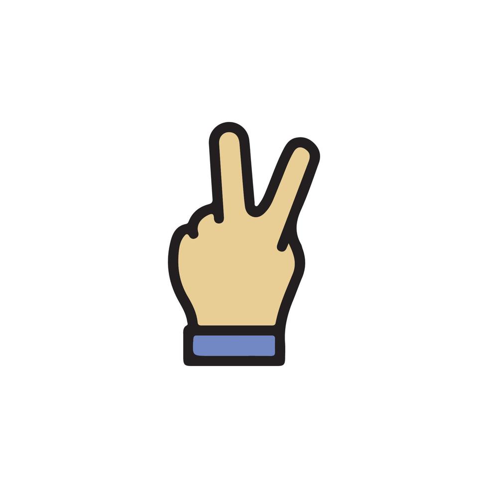 Gestures of Human Hands Icon EPS 10 vector