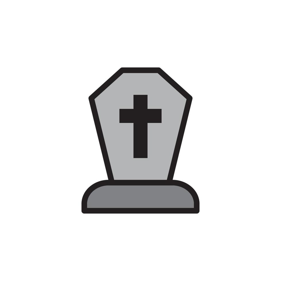 Tombstone Icon EPS 10 vector