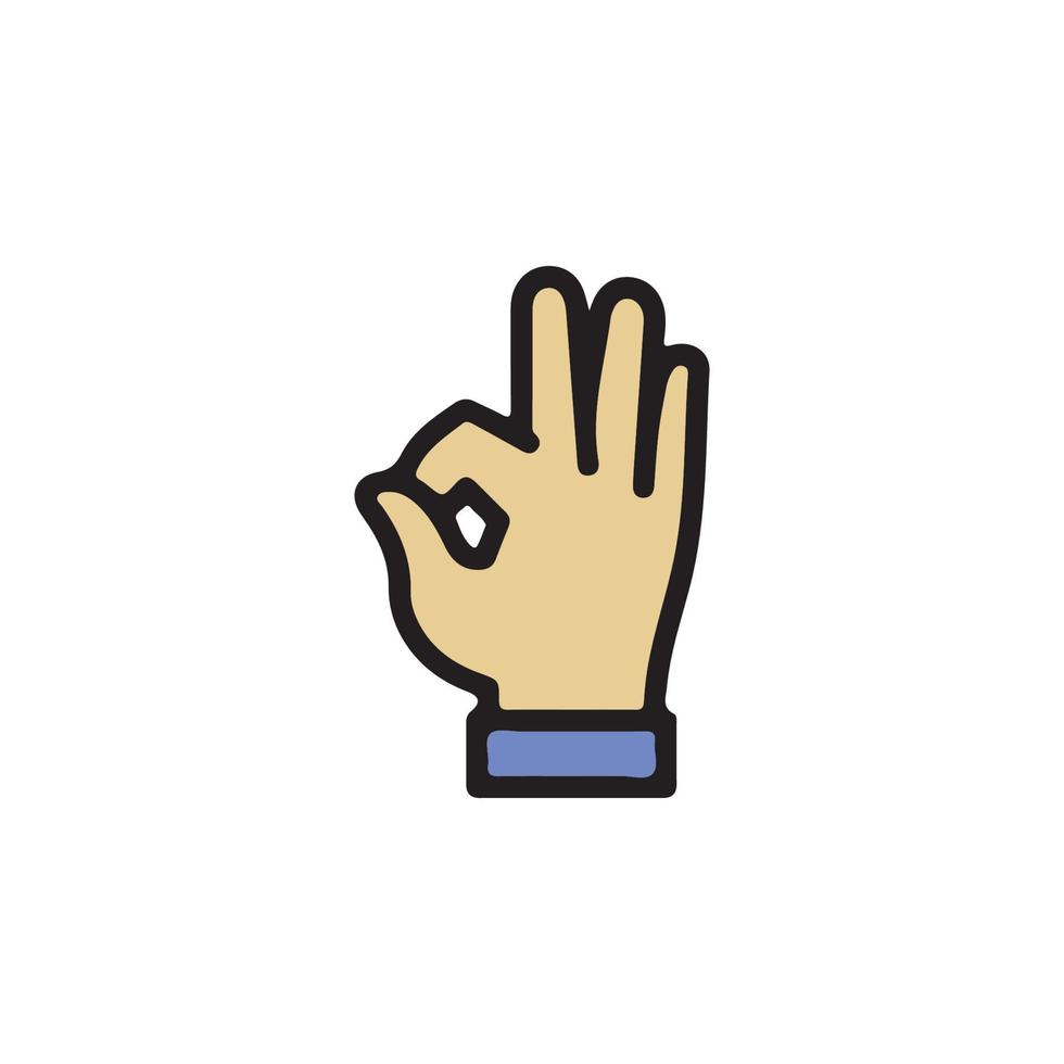 Gestures of Human Hands Icon EPS 10 vector