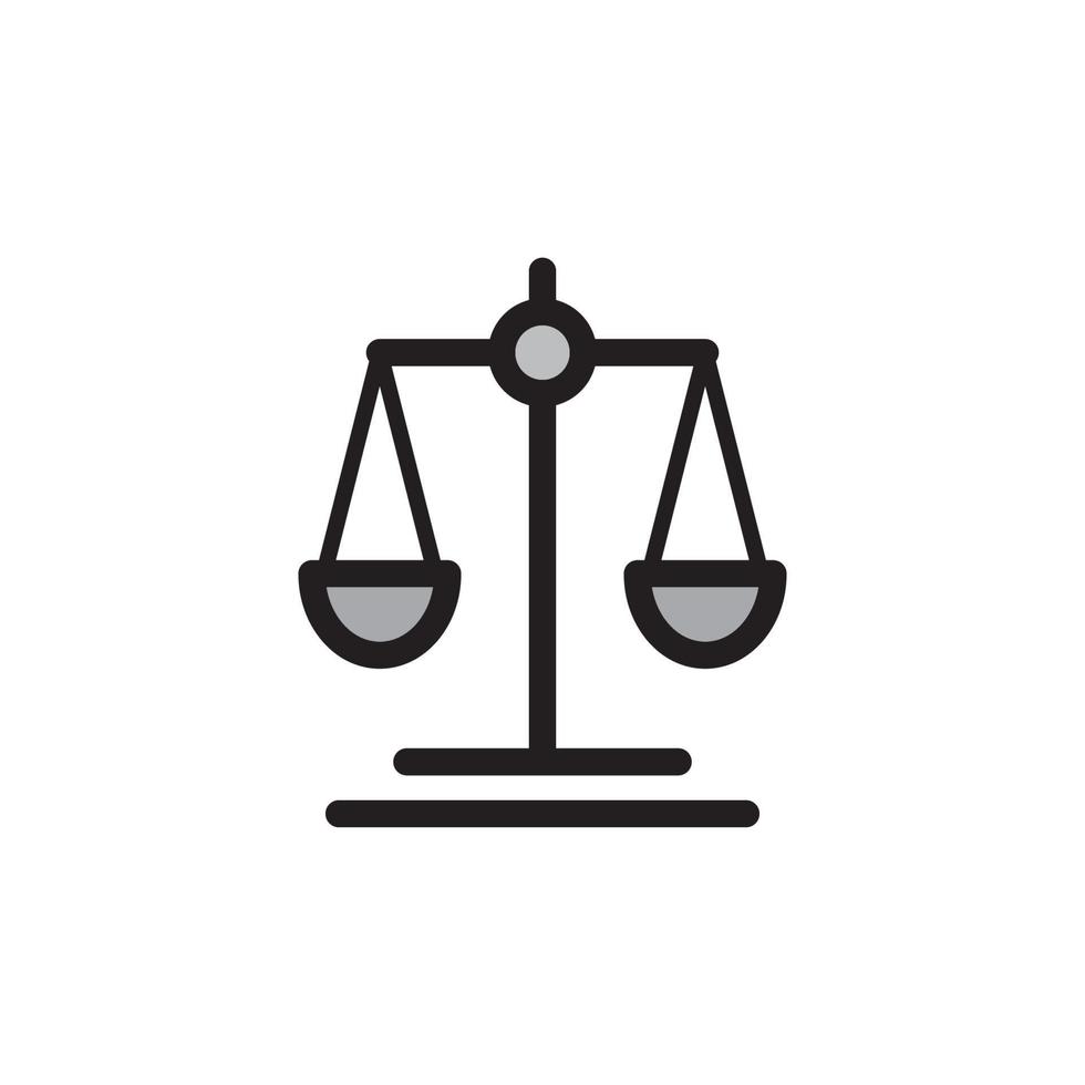 Balance Scales Icon EPS 10 vector