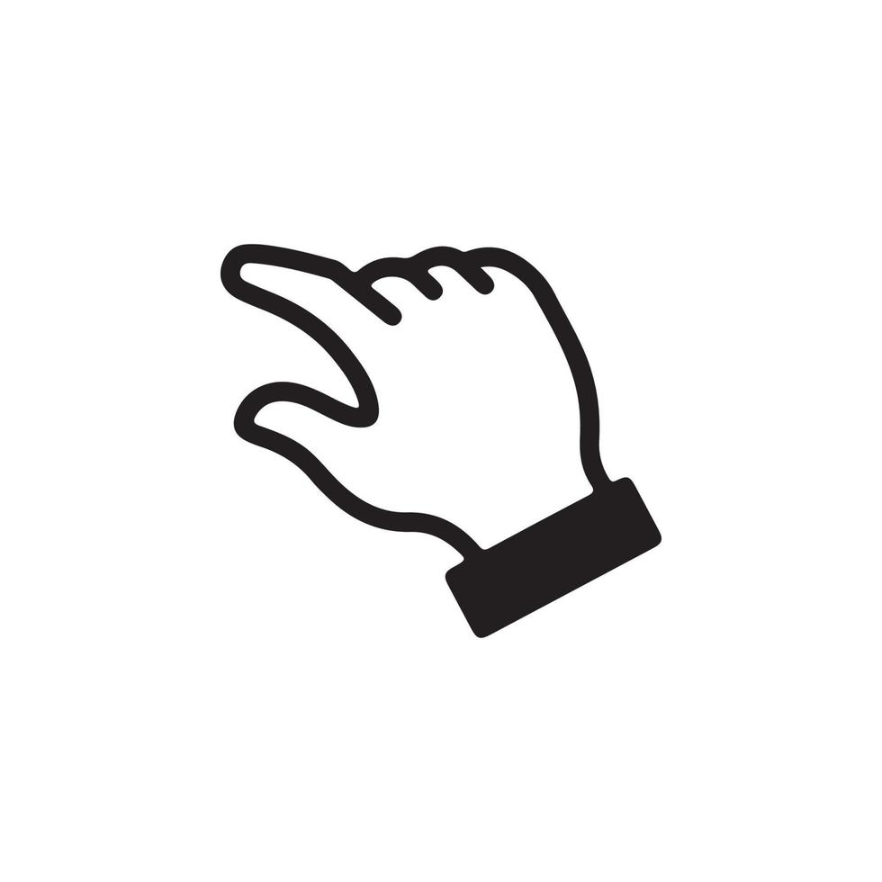 Gestures of Human Hands Icon EPS 10 vector