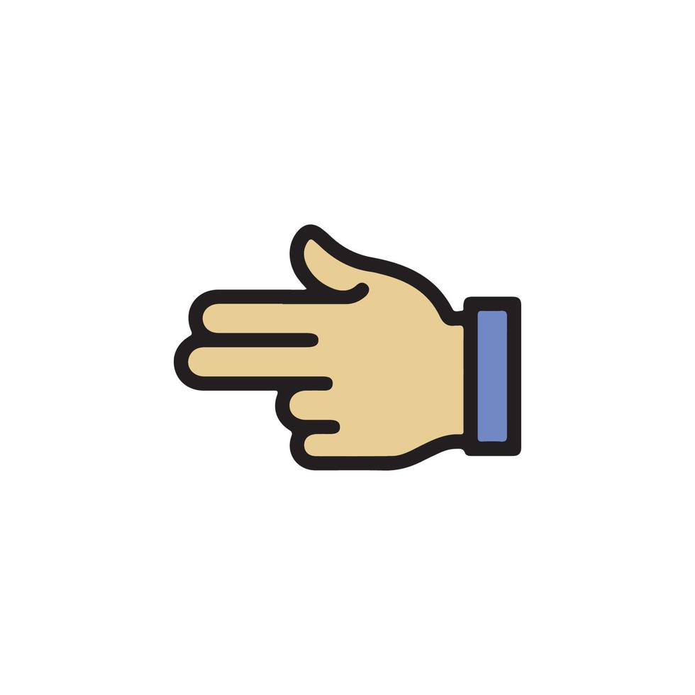 Gestures of Human Hands Icon EPS 10 vector