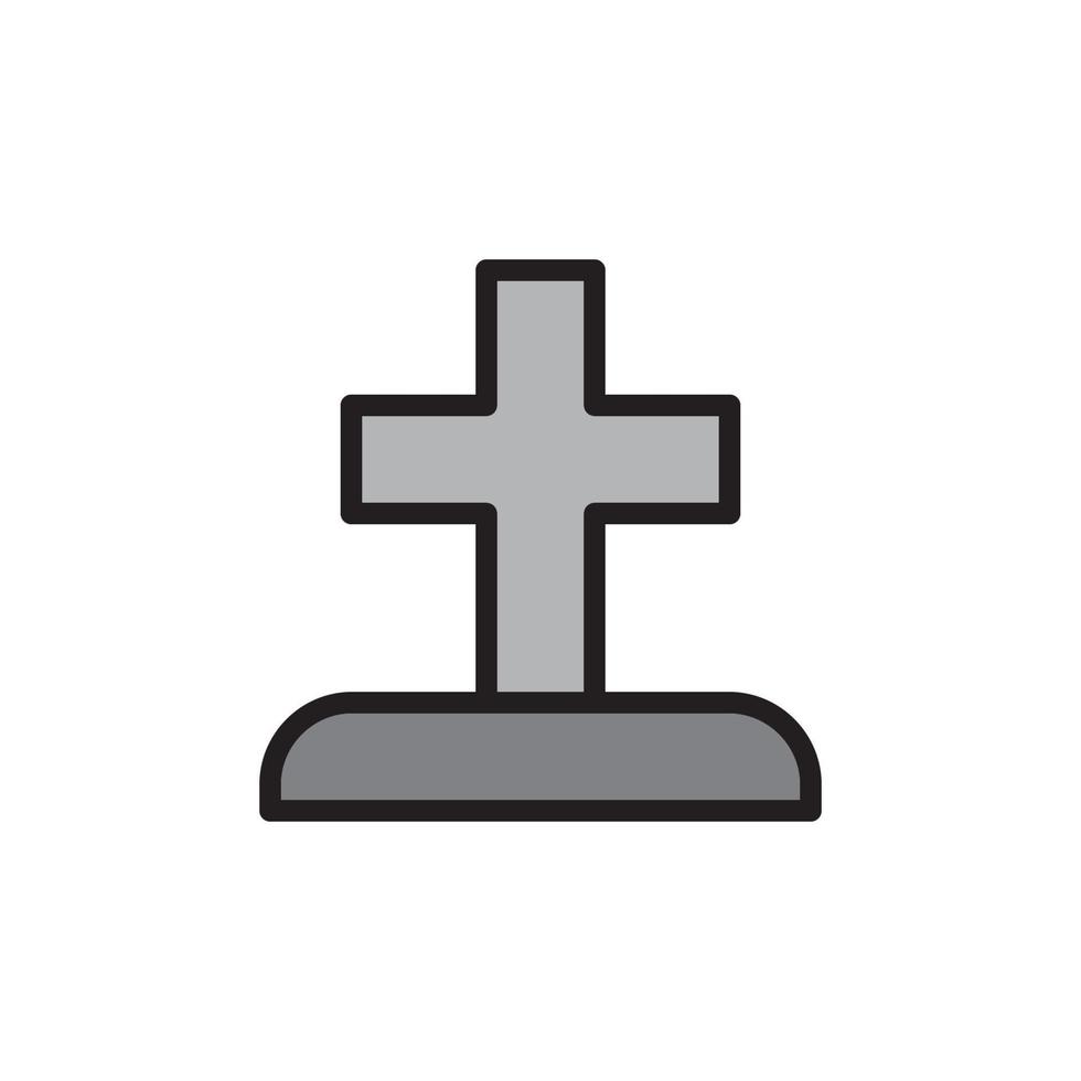 Tombstone Icon EPS 10 vector