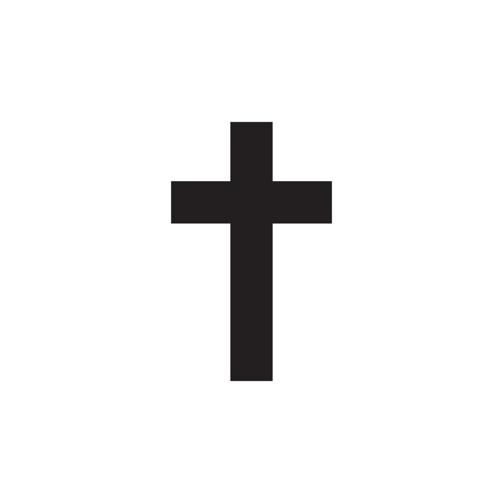 Religion Cross Icon EPS 10 vector