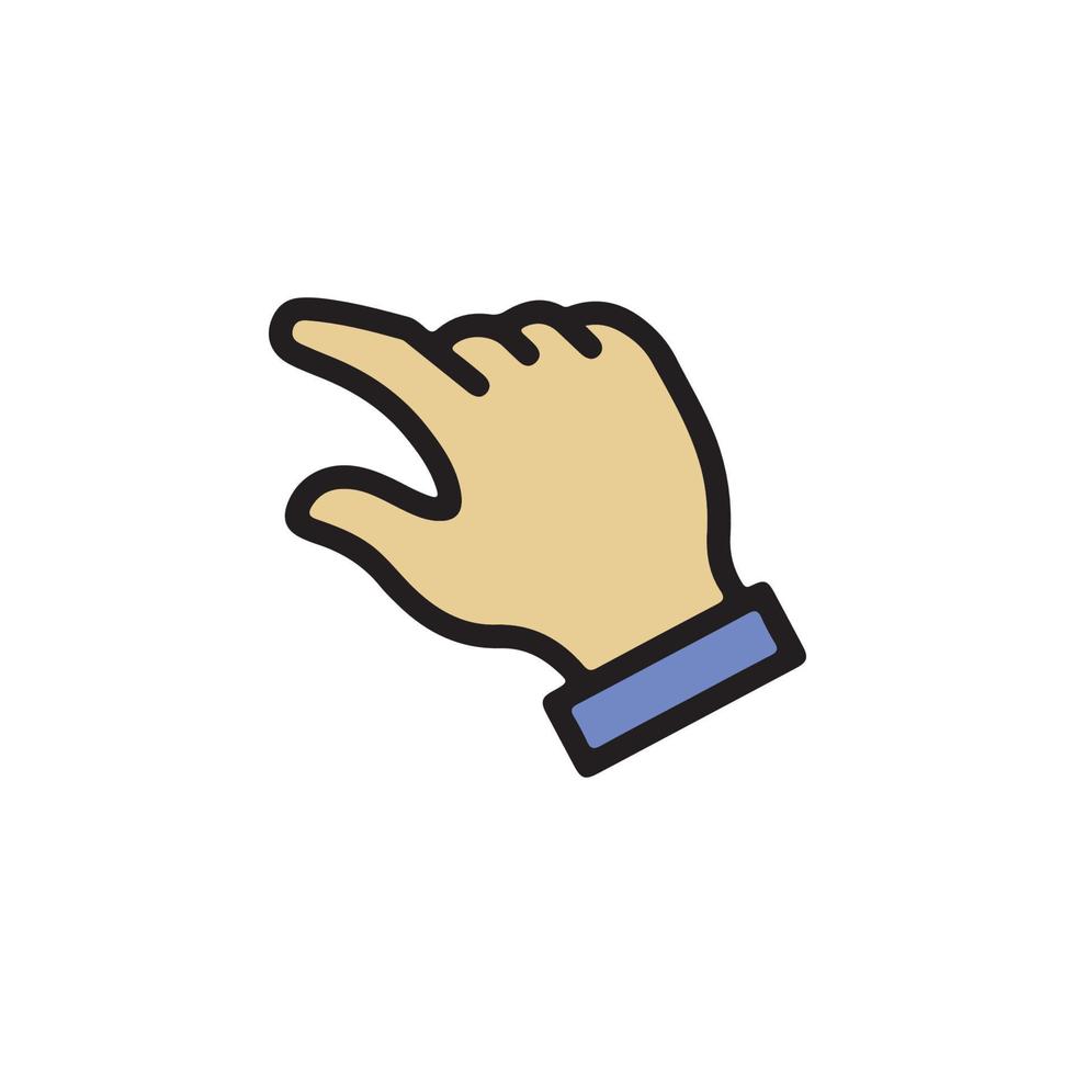 Gestures of Human Hands Icon EPS 10 vector