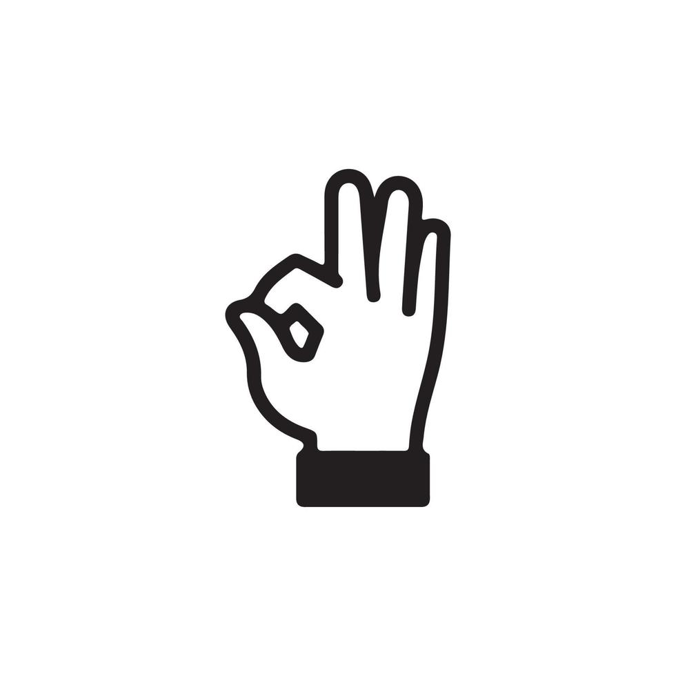 Gestures of Human Hands Icon EPS 10 vector