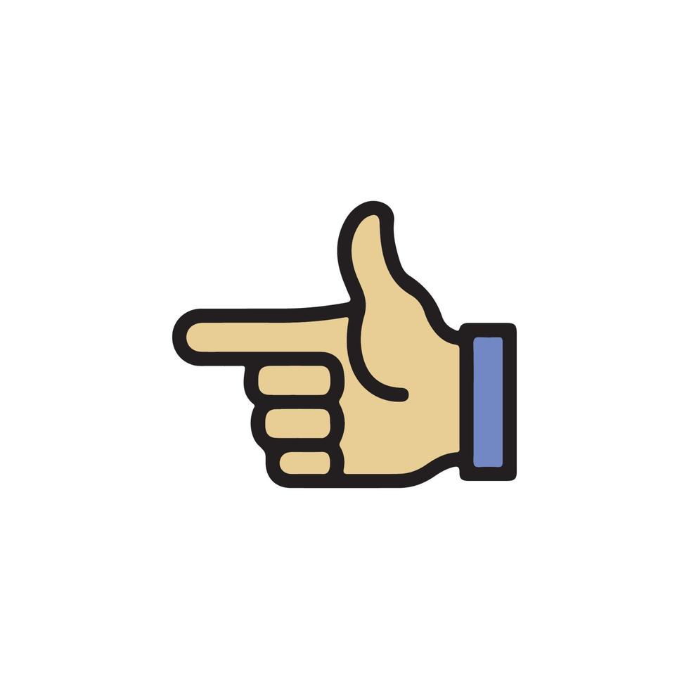 Gestures of Human Hands Icon EPS 10 vector