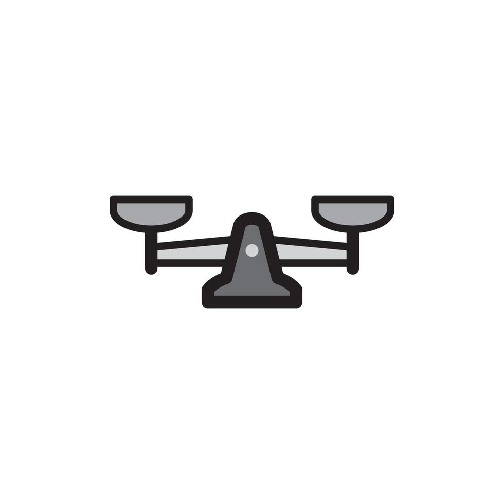 Balance Scales Icon EPS 10 vector